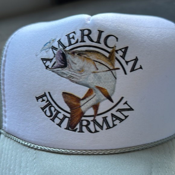 Vintage American Fisherman Snapback / 90s / Trucker Style - Picture 4 of 6